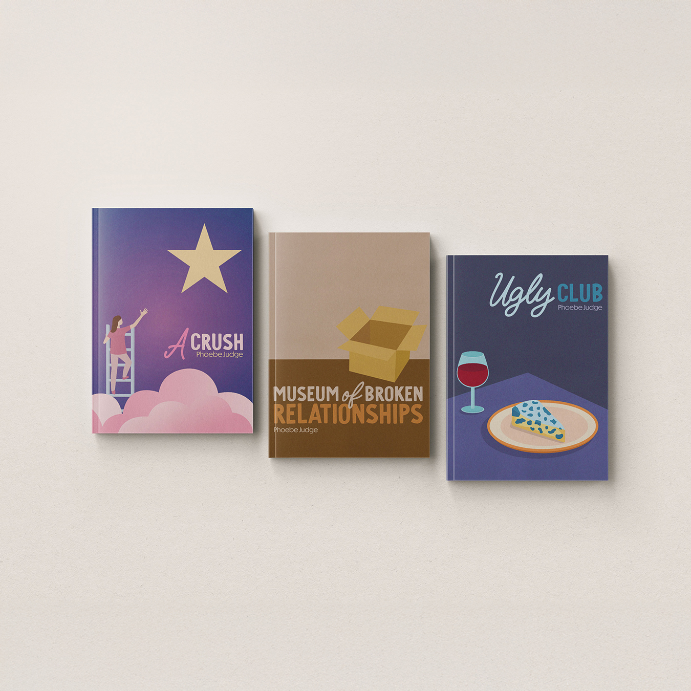 Image of three book covers